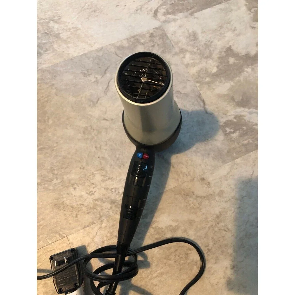 Revlon Volumizing Turbo-Speed Hair Dryer, 3 Heat‎ / 2 Speed Settings, Silver